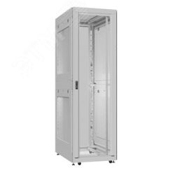 Шкаф серверный 52U 800х1200 передняя дверь: двустворчатая глухой металл IP51. задняя дверь: одностворчатая перфорированная IP20. боковые панели: перфо SYSMATRIX EX 8252.7532
