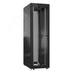 Шкаф серверный 52U 800х1200 передняя дверь: двустворчатая перфорированная IP20. задняя дверь: двустворчатая глухой металл IP51. боковые панели: глухой SYSMATRIX EX 8252.9451