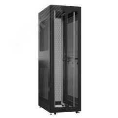 Шкаф серверный 52U 800х1200 передняя дверь: двустворчатая перфорированная IP20. задняя дверь: двустворчатая глухой металл IP51. боковые панели: перфор SYSMATRIX EX 8252.9452