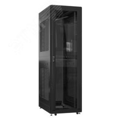 Шкаф серверный 52U 800х1000 передняя дверь: стекло IP41. задняя дверь: двустворчатая перфорированная IP20. боковые панели: перфорированные. цвет: черн SYSMATRIX EX 8052.9142