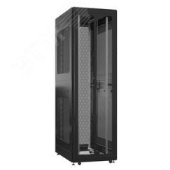 Шкаф серверный 52U 800х1000 передняя дверь: двустворчатая перфорированная IP20. задняя дверь: двустворчатая перфорированная IP20. боковые панели: перф SYSMATRIX EX 8052.9442