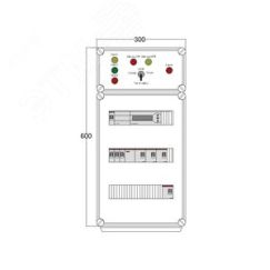 Щит управления электрообогревом DEVIBOX HR 4x1700 D850 (в комплекте с терморегулятором) DEVIbox DBR004