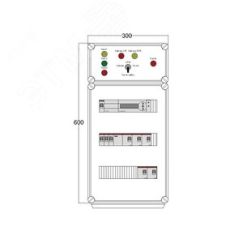 Щит управления электрообогревом HS 5x1700 D850 (в комплекте с терморегулятором) DEVIbox DBS005