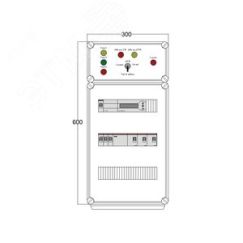 Щит управления электрообогревом HS 3x3400 D850 (в комплекте с терморегулятором) DEVIbox DBS027