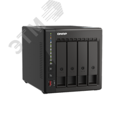 Сетевое хранилище 4 отсека 3,5''/2,5'', Intel Celeron J6412 2,0 ГГц, DDR4 8 ГБ QNAP TS-453E-8G