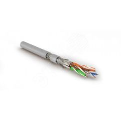 Кабель SFTP4-C8.1-S23-IN-LSZH-GY-500 (500 м) витая пара экраниров.S/FTPкат.8.1 Hyperline 445168