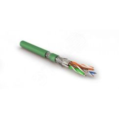 Кабель SFTP4-C8.1-S23-IN-LSZH-GN-500 (500 м) витая параэкраниров. S/FTPкат.8.1 Hyperline 445171