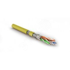 Кабель SFTP4-C8.1-S23-IN-LSZH-YL-500 (500 м) витая пара экраниров.S/FTPкат.8.1 Hyperline 445174