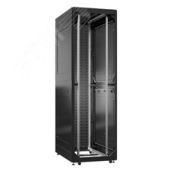 Шкаф серверный 52U 800х1200 передняя дверь: без. задняя дверь: протект IP41. боковые панели: глухой металл. цвет: черный RAL9005  SYSMATRIX EX 8252.9061