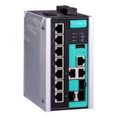 Коммутатор 7 x 10/100BaseTX, 3 x Combo Gigabit (10/100/1000BaseTX или 100/1000BaseSFP) MOXA EDS-510E-3GTXSFP