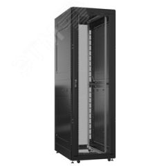 Шкаф серверный 52U 800х1200 передняя дверь: двустворчатая глухой металл IP51. задняя дверь: без. боковые панели: глухой металл. цвет: черный RAL9005  SYSMATRIX EX 8252.9501