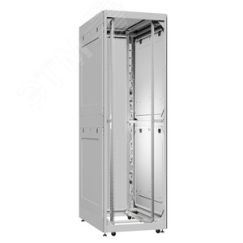 Шкаф серверный 52U 800х1200 передняя дверь: без. задняя дверь: одностворчатая перфорированная IP20. боковые панели: глухой металл. цвет: серый RAL7035 SYSMATRIX EX 8252.7031