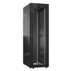 Шкаф серверный 42U 800х1200 передняя дверь: двустворчатая глухой металл IP51. задняя дверь: протект IP41. боковые панели: глухой металл. цвет: черный  SYSMATRIX EX 8242.9561
