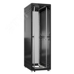 Шкаф серверный 52U 800х1200 передняя дверь: без. задняя дверь: двустворчатая глухой металл IP51. боковые панели: глухой металл. цвет: черный RAL9005  SYSMATRIX EX 8252.9051