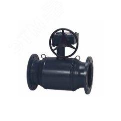 Кран шаровой FF DN125 PN25 WG (фланцевый, с редуктором, стандартный проход) Ридан 065N0346R