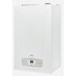Котел газовый NUVOLA DUO-TEC+ 24 настенный 24 кВт конденсационный двухконтурный с закрытой камерой сгорания с встроенным бойлером из нержавеющей стали BAXI 7219554--