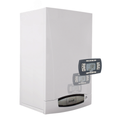 Котел газовый NUVOLA3 COMFORT 320Fi настенный 32 кВт двухконтурный с закрытой камерой сгорания, с встроенным бойлером из нержавеющей стали емкостью 60 BAXI CSB45732358-