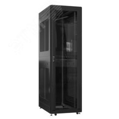 Шкаф серверный 42U 800х1000 передняя дверь: стекло IP41. задняя дверь: одностворчатая перфорированная IP20. боковые панели: перфорированные. цвет: чер SYSMATRIX EX 8042.9132