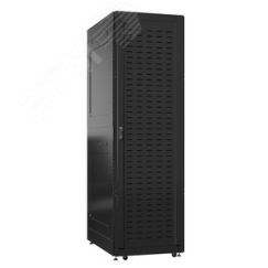 Шкаф серверный 42U 800х1000 передняя дверь: протект IP41. задняя дверь: двустворчатая перфорированная IP20. боковые панели: глухой металл. цвет: черны SYSMATRIX EX 8042.9641