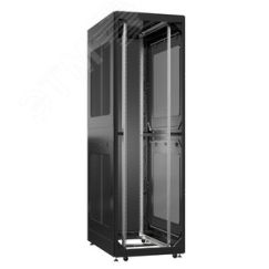 Шкаф серверный 52U 800х1200 передняя дверь: без. задняя дверь: одностворчатая глухой металл IP51. боковые панели: перфорированные. цвет: черный RAL900 SYSMATRIX EX 8252.9022