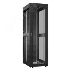 Шкаф серверный 52U 800х1200 передняя дверь: двустворчатая глухой металл IP51. задняя дверь: протект IP41. боковые панели: без. цвет: черный RAL9005  SYSMATRIX EX 8252.9560