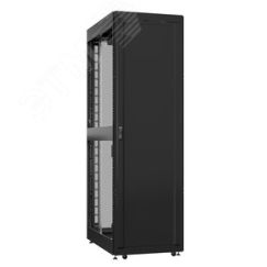 Шкаф серверный 52U 800х1200 передняя дверь: одностворчатая глухой металл IP51. задняя дверь: двустворчатая перфорированная IP20. боковые панели: без.  SYSMATRIX EX 8252.9240