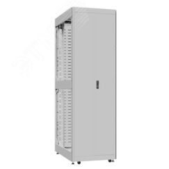 Шкаф серверный 52U 800х1200 передняя дверь: одностворчатая перфорированная IP20. задняя дверь: протект IP41. боковые панели: без. цвет: серый RAL7035  SYSMATRIX EX 8252.7360