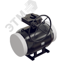 Кран шаровой под приварку полнопроходной DN 250 PN 25 Ст.20 с редуктором ALSO КШ.П.П.250.25-01