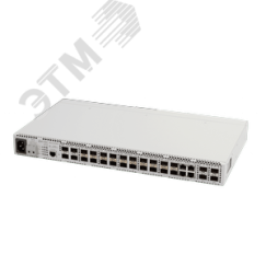 Коммутатор управляемый L3 PoE+ 24 порта 1000 Мб/с, 4хSFP, SFP+, ELTEX MES2324FB_AC
