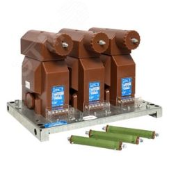 Трёхфазная группа трансформаторов напряжения НИОЛ-СТ-10-2МПУ1-100/V3/100/V3/100/3-0,5/0,5/3Р-20ВА/20ВА/100ВА У2 EKF 3NIOLST-23332-20/20/100BA