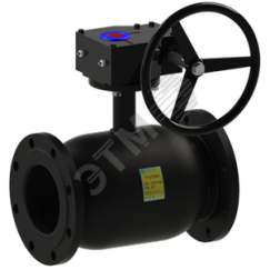 Кран шаровой фланцевый полнопроходной DN 300 PN 25 с редуктором тип 11c338п Breeze 11.38.300-002