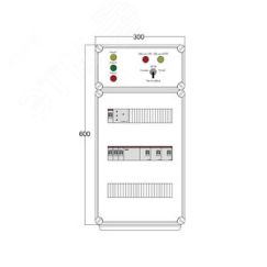 Щит управления электрообогревом DEVIBOX HR 3x4400 D316 (в комплекте с терморегулятором и датчиком температуры) DEVIbox DBR099