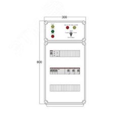 Щит управления электрообогревом HS 3x3400 D316 (в комплекте с терморегулятором и датчиком температуры) DEVIbox DBS099