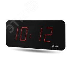 Часы цифровые STYLE II 10 IP55 (часы/минуты), высота цифр 10 см, красный цвет, NTP, PoE BODET 946771A