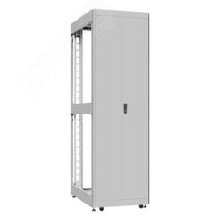 Шкаф серверный 52U 800х1200 передняя дверь: одностворчатая перфорированная IP20. задняя дверь: без. боковые панели: без. цвет: серый RAL7035  SYSMATRIX EX 8252.7300