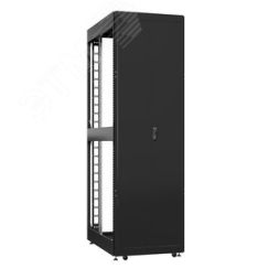 Шкаф серверный 52U 800х1200 передняя дверь: одностворчатая перфорированная IP20. задняя дверь: без. боковые панели: без. цвет: черный RAL9005  SYSMATRIX EX 8252.9300