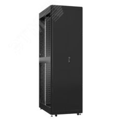 Шкаф серверный 42U 800х1000 передняя дверь: одностворчатая перфорированная IP20. задняя дверь: протект IP41. боковые панели: без. цвет: черный RAL9005 SYSMATRIX EX 8042.9360
