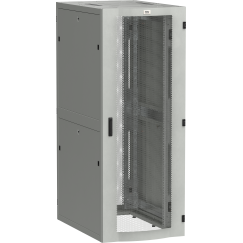 ITK LINEA S Шкаф серверный 19" 42U 750х1070мм передняя дверь двухстворчатая перфорированная задняя дверь перфорированная серый RAL 7035