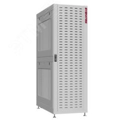 Шкаф серверный 45U 800х1200 передняя дверь: протект IP41. задняя дверь: двустворчатая глухой металл IP51. боковые панели: перфорированные. цвет: серый SYSMATRIX NS 8245.7652