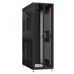 Шкаф серверный 45U 800х1200 передняя дверь: двустворчатая перфорированная IP20. задняя дверь: двустворчатая глухой металл IP51. боковые панели: перфор SYSMATRIX NS 8245.9452