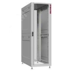 Шкаф серверный 48U 600х1200 передняя дверь: одностворчатая перфорированная IP20. задняя дверь: двустворчатая перфорированная IP20. боковые панели: глу SYSMATRIX NS 6248.7341