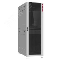 Шкаф серверный 48U 600х1200 передняя дверь: стекло IP41. задняя дверь: двустворчатая перфорированная IP20. боковые панели: глухой металл. цвет: серый  SYSMATRIX NS 6248.7141