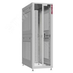 Шкаф серверный 48U 600х1070 передняя дверь: двустворчатая перфорированная IP20. задняя дверь: протект IP41. боковые панели: перфорированные. цвет: сер SYSMATRIX NS 6148.7462