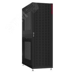 Шкаф серверный 45U 600х1070 передняя дверь: протект IP41. задняя дверь: одностворчатая перфорированная IP20. боковые панели: перфорированные. цвет: че SYSMATRIX NS 6145.9632