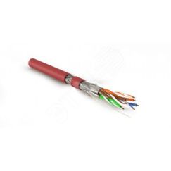 Кабель SFTP4-C7A-S23-IN-LSZH-RD-500 (500 м) витая пара экраниров. S/FTPкат.7A Hyperline 445130