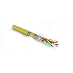 Кабель SFTP4-C7A-S23-IN-LSZH-YL-500 (500 м) витая пара экраниров. S/FTPкат.7A Hyperline 445132