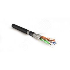 Кабель SFTP4-C7-S23-IN-LSZH-BK-500 (500 м) витая параэкранированная S/FTPкат.7 Hyperline 445160