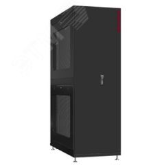 Шкаф серверный 45U 600х1200 передняя дверь: двустворчатая глухой металл IP51. задняя дверь: одностворчатая перфорированная IP20. боковые панели: перфо SYSMATRIX NS 6245.9532