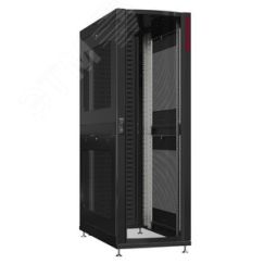 Шкаф серверный 45U 600х1070 передняя дверь: одностворчатая перфорированная IP20. задняя дверь: протект IP41. боковые панели: перфорированные. цвет: че SYSMATRIX NS 6145.9362