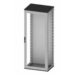 Комплект шкафа CQE, застеклённая дверь и задняя панель, 2200x600x600мм RAM block